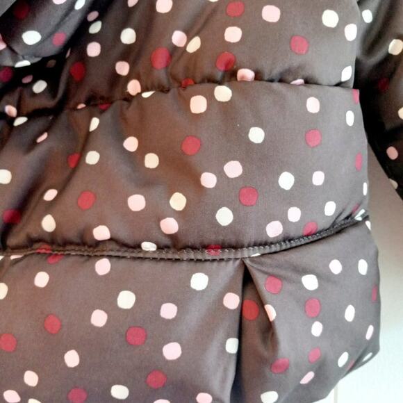 Crazy 8 Polka Dot Hooded Puffer Coat - Picture 6 of 8